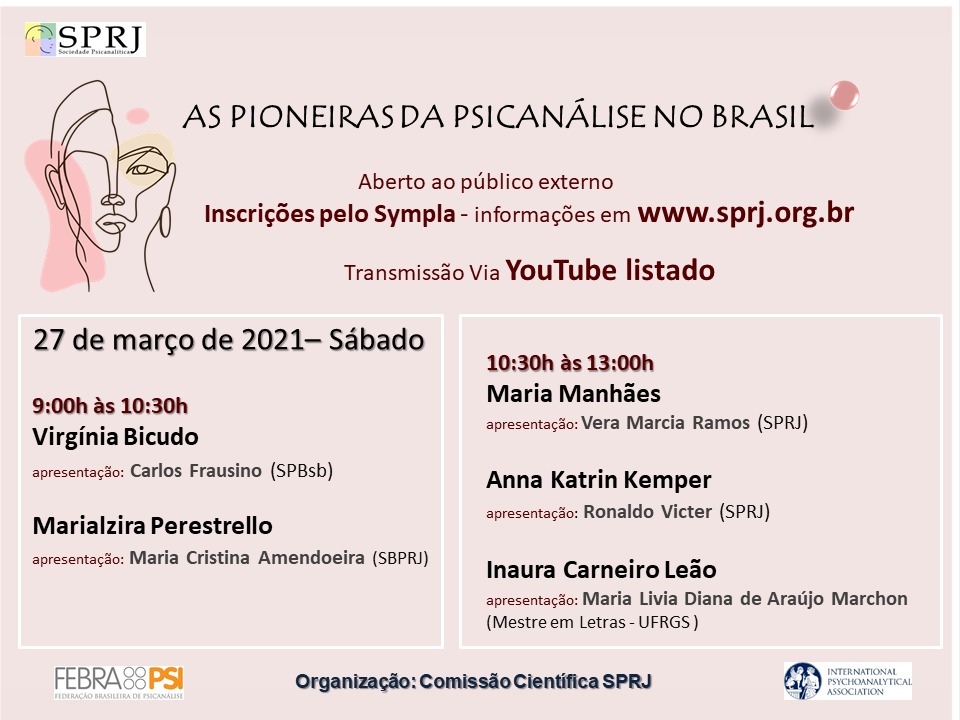 As Pioneiras da Psicanálise no Brasil @ on-line