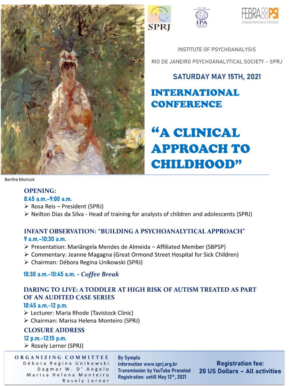 International Conference - A Clinical Approach to Childhood - Morning @ on-line