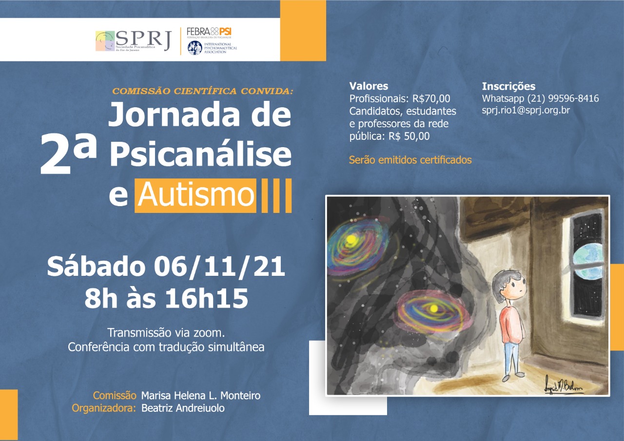 2ª Jornada de Psicanálise e Autismo @ on-line