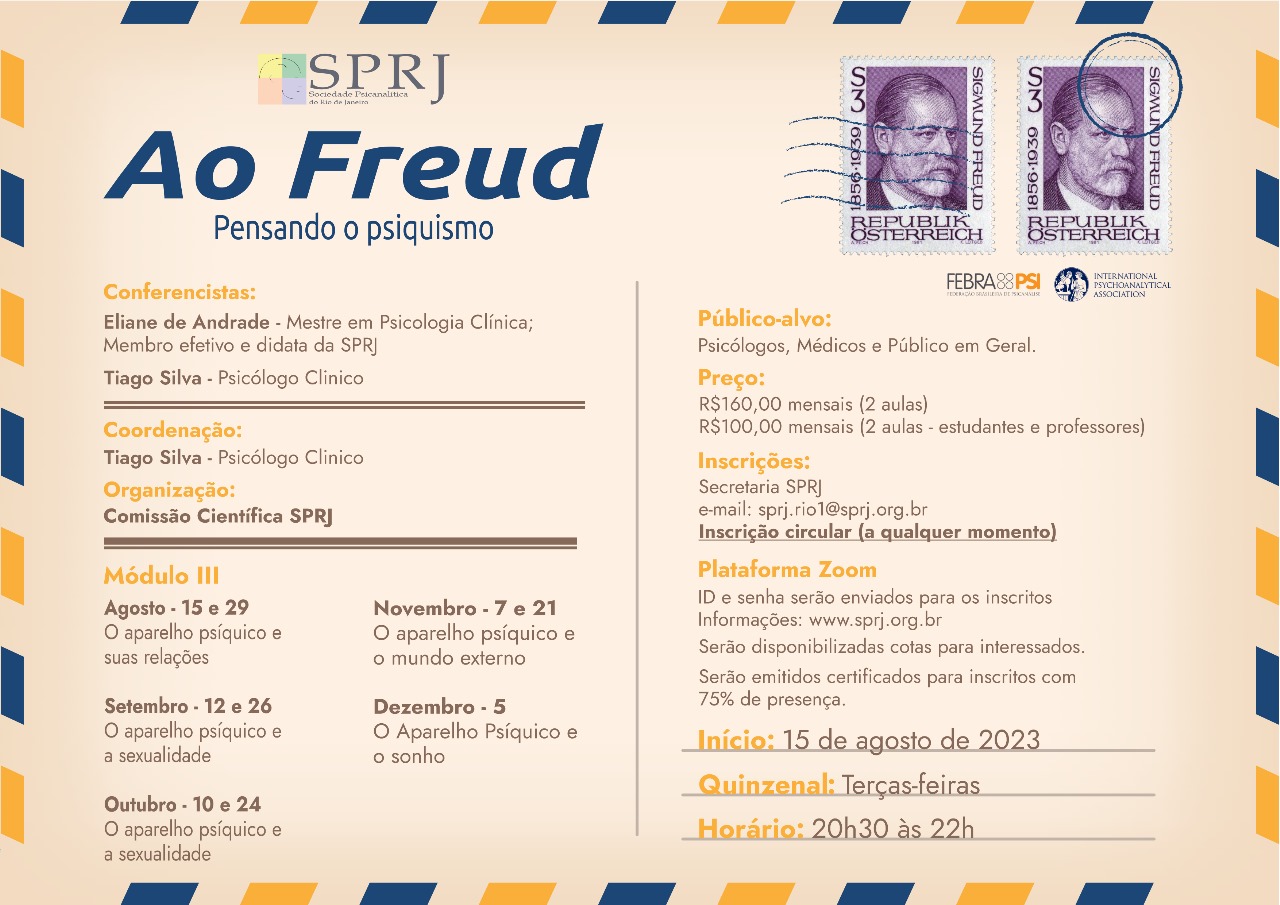 Ao Freud - Pensando o Psiquismo @ on-line